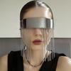 New Future Glasses, Punk Chain Mask, Party Borderless Sunglasses, Fashion DIY Fashion
