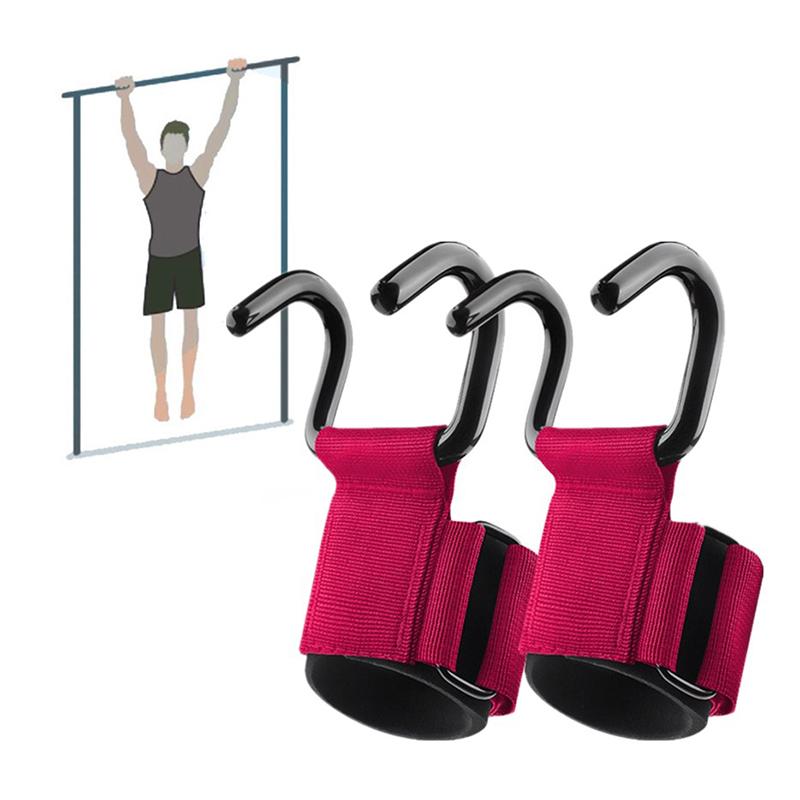 Fitness Vzpírání Chránič dlaně Hák na zápěstí pro shyby Hrazda Sportovní vybavení Silový trénink Pomůcka na ruku Hák