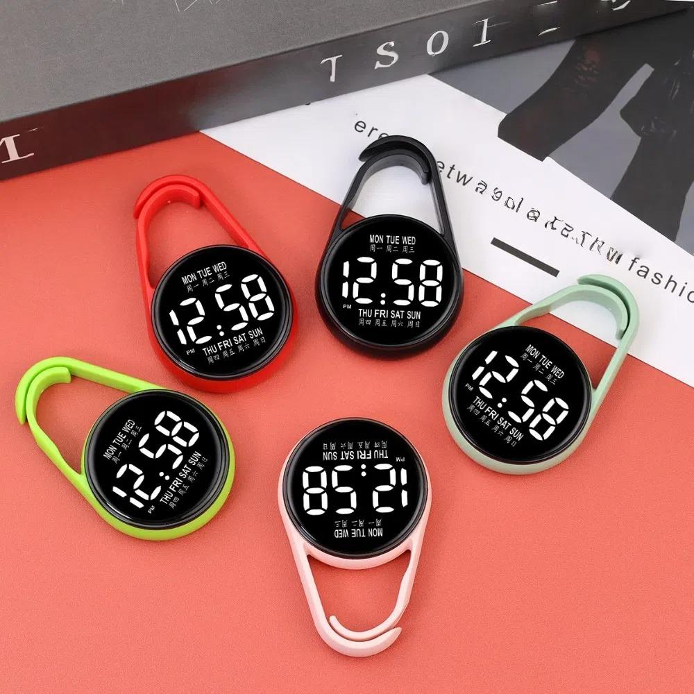 Digital Display Pocket Watch Portable Luminous Pocket Watch  Children/Adults Stylish Accessory