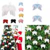 5pcs Angel Wings Christmas Feather Baubles Tree Hanging Ornament Diy Decor Craft