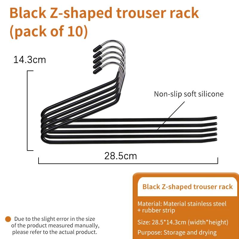 Expandable Sliding Pants Rack Collapsible Drying Holder Aluminum alloy Wardrobe Clothes Rack Wall-mounted Retractable organizer