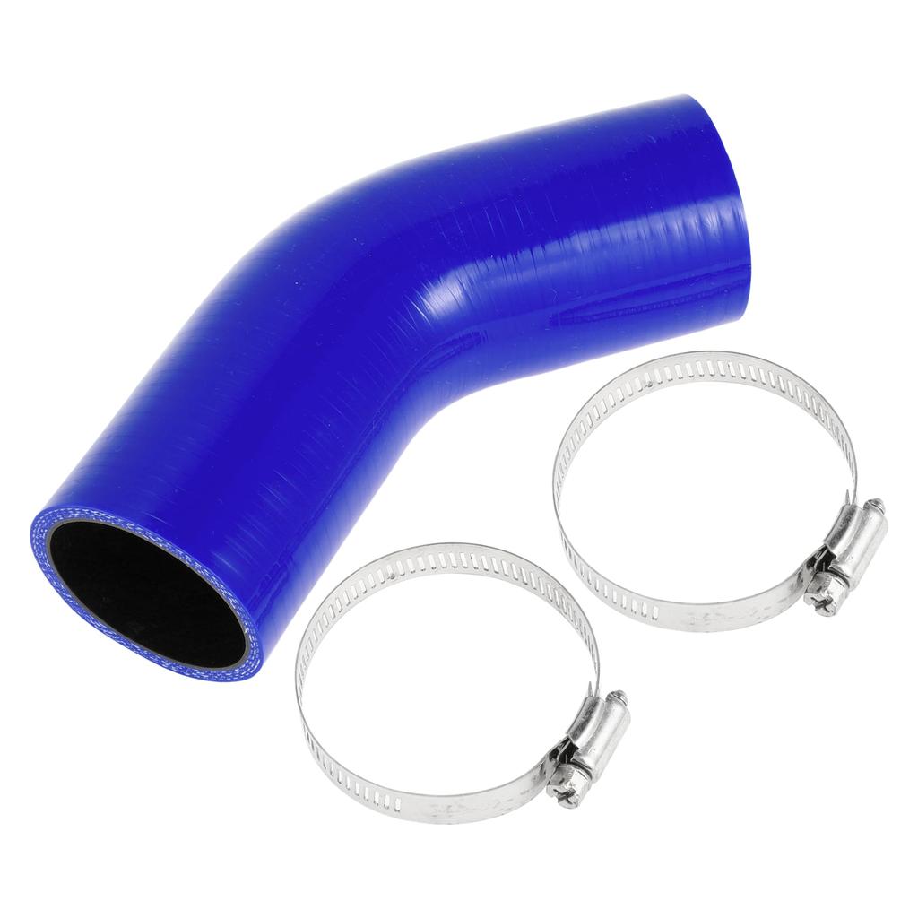 X AUTOHAUX Silicone Hose Silicone Tube 45 Degree Elbow Universal 4 Layer Reinforced Pressure