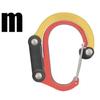 Mehrzweck-Outdoor-D-förmiger Karabiner-Schlüsselanhängerhaken