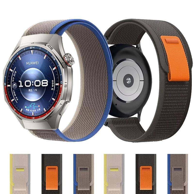 22mm 20mm Nylon Strap For Huawei Watch GT 6 Pro 46mm GT6/GT5/GT4 46mm for Samsung Galaxy Watch 7/6/5/4 4/6classic Soft Strap