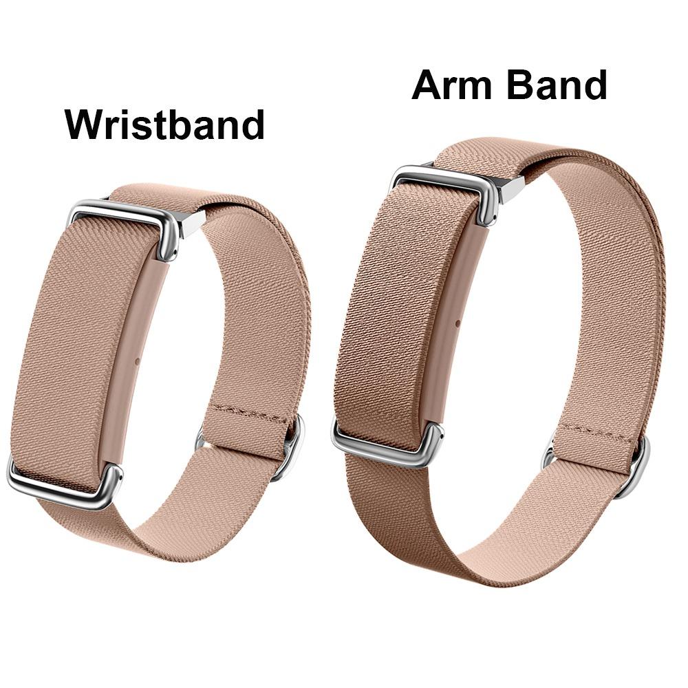 Nylon Sport Band Adjustable Arm Band New Replacement Wristband for Google Fitbit Air for Men Women