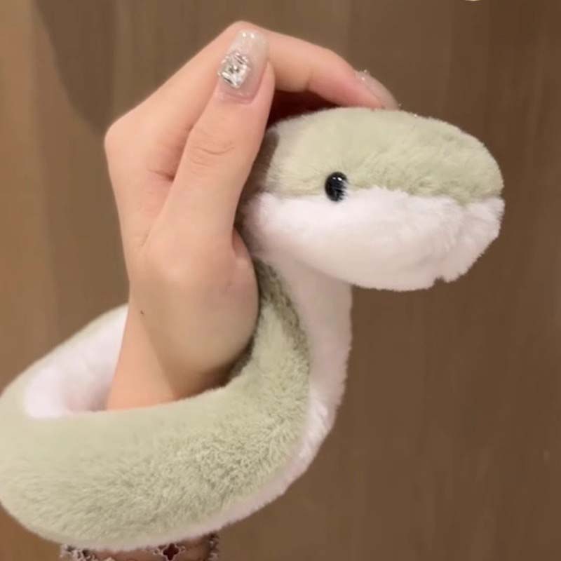 New Year's Little Snake Plush Toy Doll Doll Playful Children's Girl Cute Ornament Doll Mascot Doll Doll Cute Snake Plush Toy