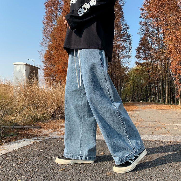 Джинсы мужские летние тонкие уличные модные бренды в гонконгском стиле ...