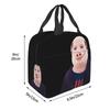 John Pork Smiling Insulated Lunch Bag for Kids School Cooler Thermal Food Box Tote Leakproof Lunch Boxes Container