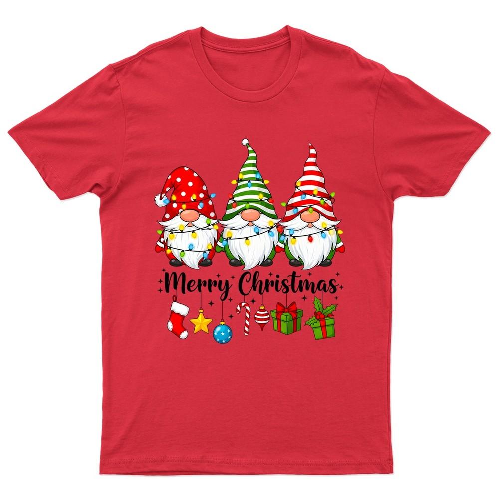 Merry Christmas Gnomes Holiday TShirt Unisex Gift Retro Funny Unisexs Vintage S