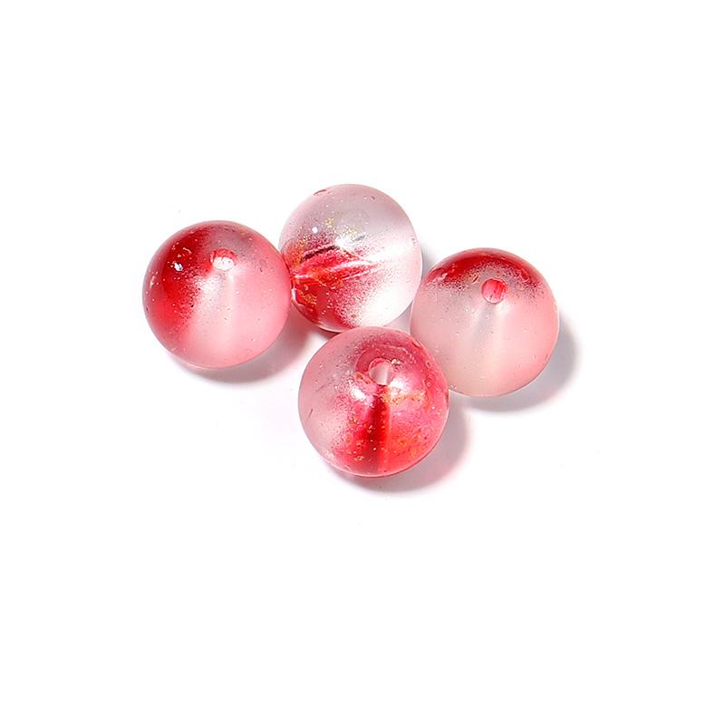 50Pcs 8mm Lampwork Beads High Quality Colored Loose Spaced Round Bead For Craft Jewelry Making Diy Bracelet Necklace Accessories