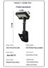 Solar-Powered Dual-User Clip-on Outdoor Wall Lamp with Remote Control