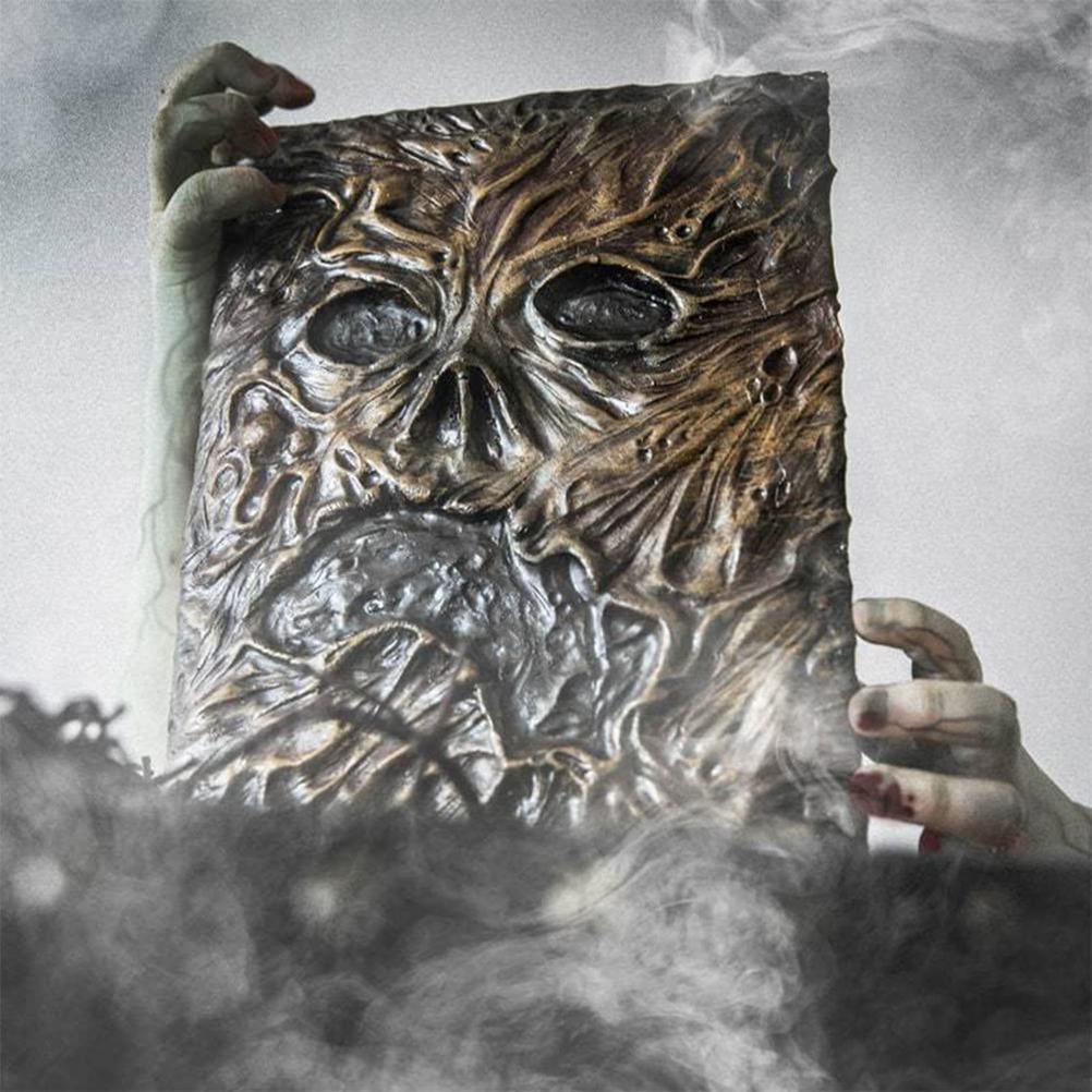 Evil Dead Buch Zauberbuch Leder Hardcover Journal Zaubersprüche Dekoration Horrorfilm Requisite Dekor