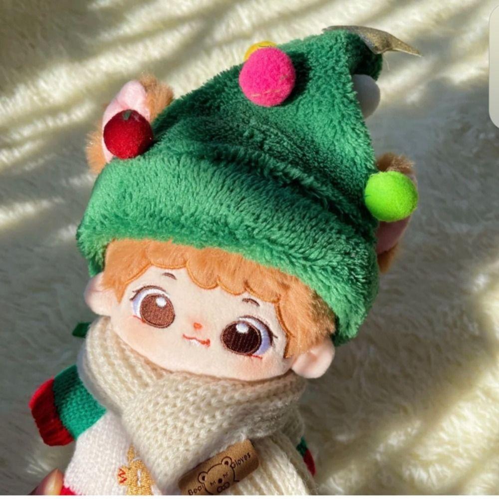 Christmas Doll Clothes Decoration Cartoon Toy Accessories 20cm Cotton Doll Clothes Cotton Doll