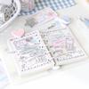 1 Roll Cute Cartoon Die-cut Tape Toploader Deco Stickers DIY Scrapbooking Journaling Decorative Collage Stickers Tape