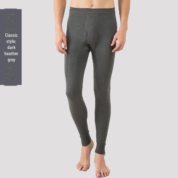 Set de haine de toamnă pentru bărbați: Pulover și Pantaloni din Bumbac Ușor - Articole Termice pentru Vârsta Mijlocie și Persoane Vârstnice