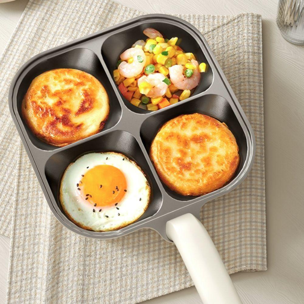 Ergonomic Handle Breakfast Frying Pan Nonstick Breakfast Skillet Universal Pancake Pan  Steak