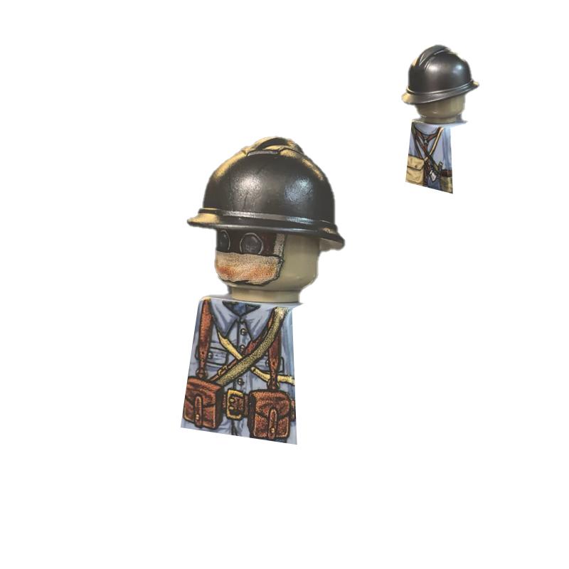 MOC UV Printing Military Building Blocks Accessories Soldier Figures Special Forces Army Sniper Police Bricks Toy Children Gift