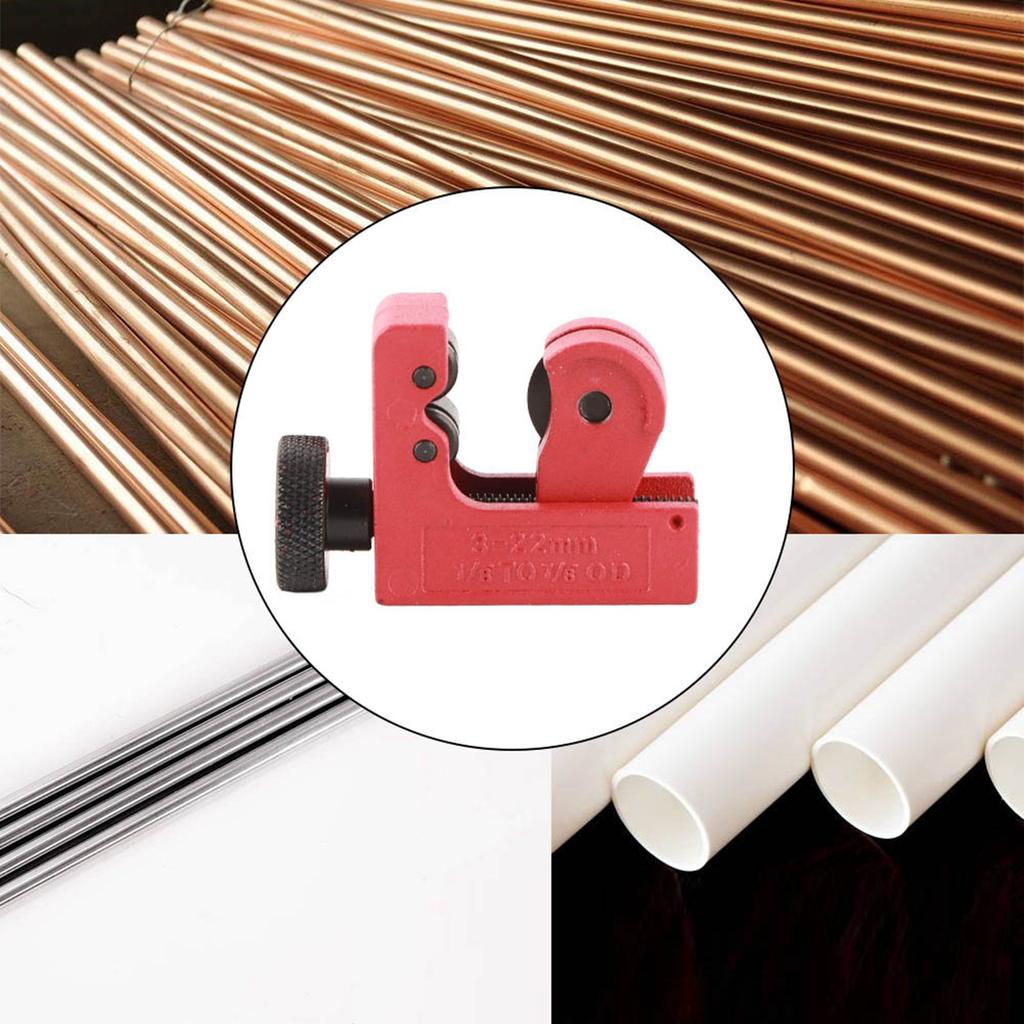 3-22mm Bakır Alüminyum PVC Borular için Mini Ayarlanabilir Tüp Hortum Boru Kesici Kesme Aleti
