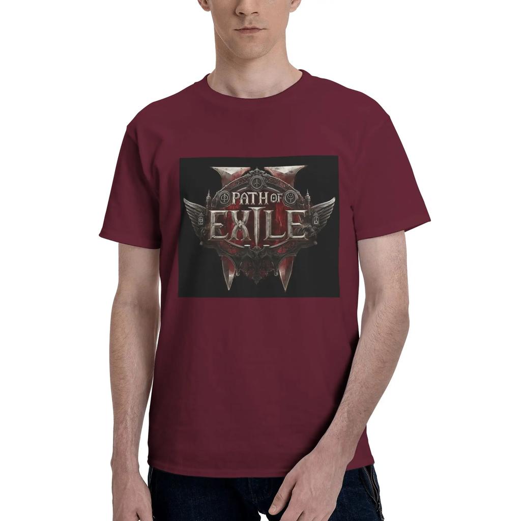 Path of Exile 2 100 Cotton TShirt Mens Fashion T Shirts Men Round Neck Short Sleeve S6XL