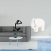 Modern Abstract Thinker Elephant Statue Decorative Figurine Collection for Shelf Desk Tabletop