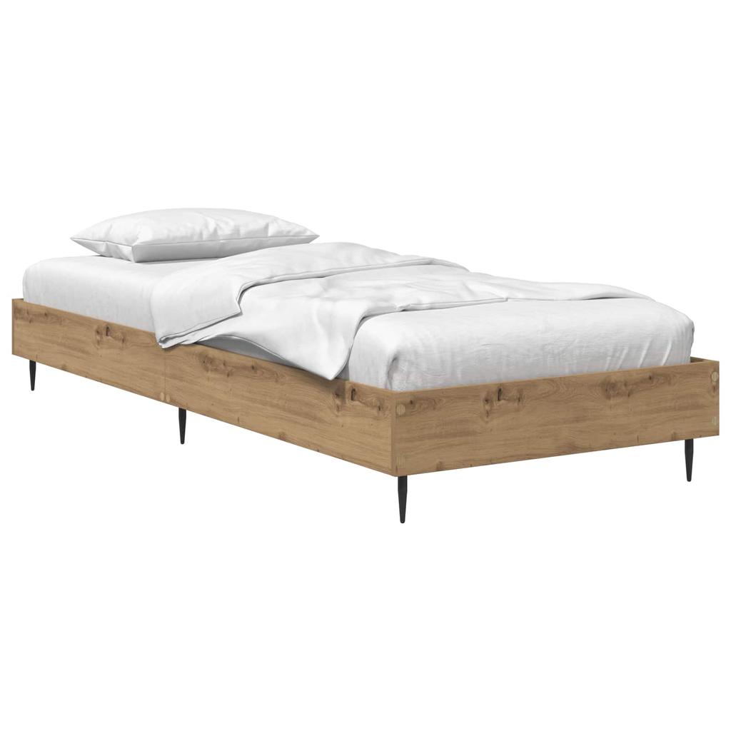 Bed Frame Artisan Oak 80 X 200 Cm Engineered Wood