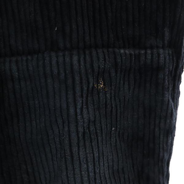 VINTAGE Black Corps Corduroy pants GR90 black Logger Pants Men's Used