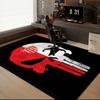 Soccer Player Printed Office Carpet Chair Cushion  Entryway Rug, Rugs for Living Room, Bedroom Christmas gifts