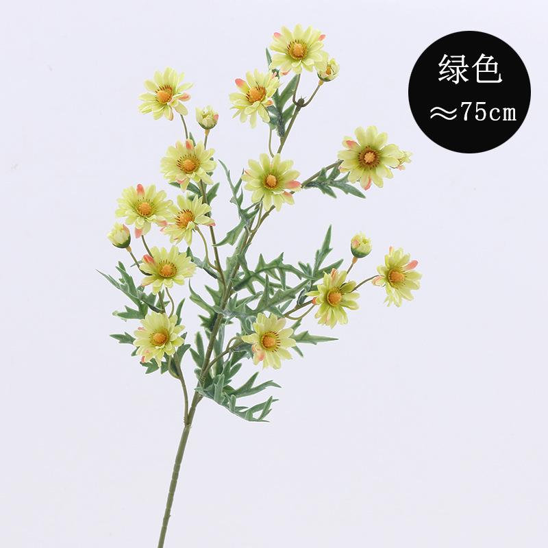 

Simulation flower fake flower lilac chrysanthemum photography props venue venue layout decorative flower lilac single branch chrysanthemum зелёный