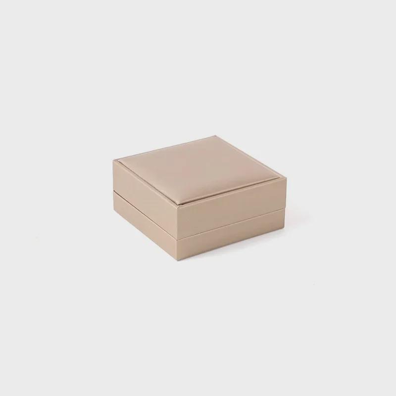 Premium PU Leather Jewelry Storage Box for Rings, Necklaces, and Earrings