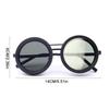 Round Polarized Fishing Sunglasses ND2-400 Adjustable Dimming Vintage Punk Sunglasses With Round Lenses Fishing Gift With Case