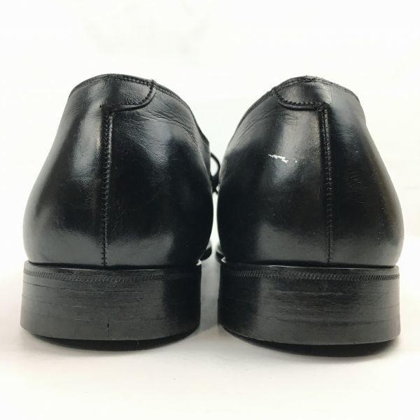 1970-80s GILBERTS by WESTLEY Made in England Vintage U-Tip Shoes Black Size 11C/27.5-28.5(USED)