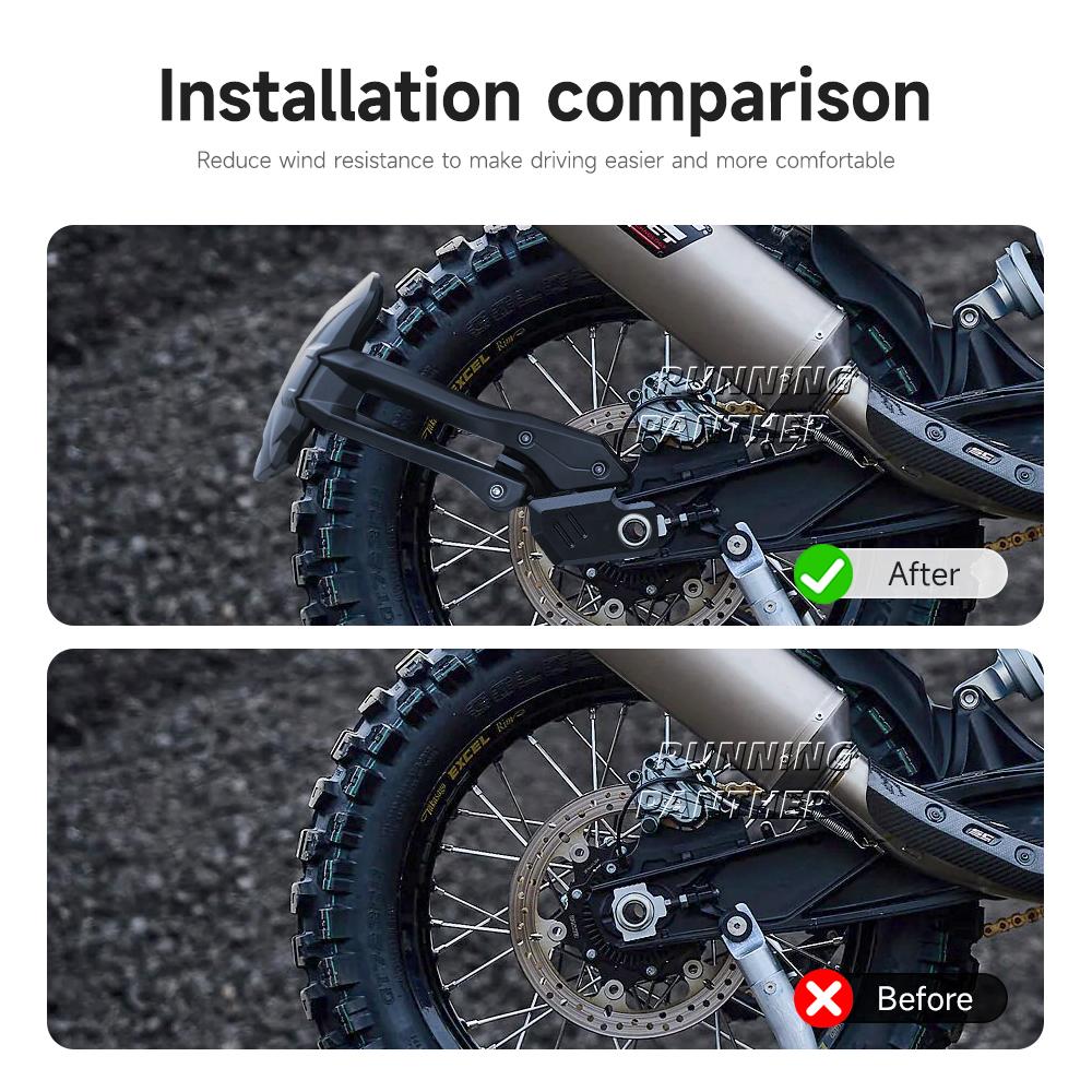 For 790 890 ADV Adventure 790adv 890adv 2018-2024 Motorcycle Accessories Rear Wheel Hugger Mudguard Rear Fender Mudflap Guard