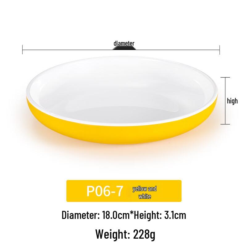 Korean Style Melamine Round Side Dish Plate
