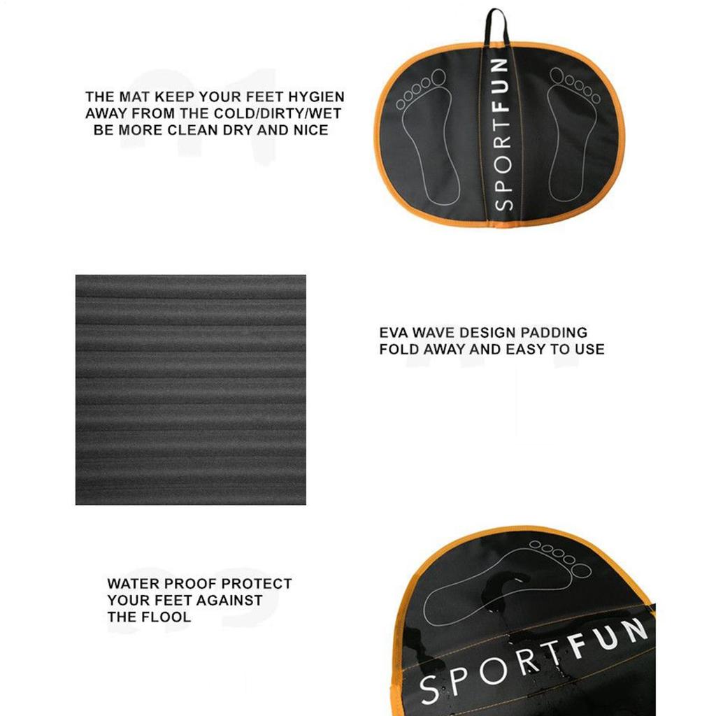 Wetsuit Changing Mat Bag Folding Pad With Carry Handle Foldable Changing Mat For Surfing With Carry Handle For Professional