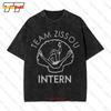 Team Zissou Intern Vintage Oversized TShirt ZM