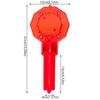 Red Plum Blossom Warning Light Handheld LED Strobe Light Emergency Flashing Light  Engineering