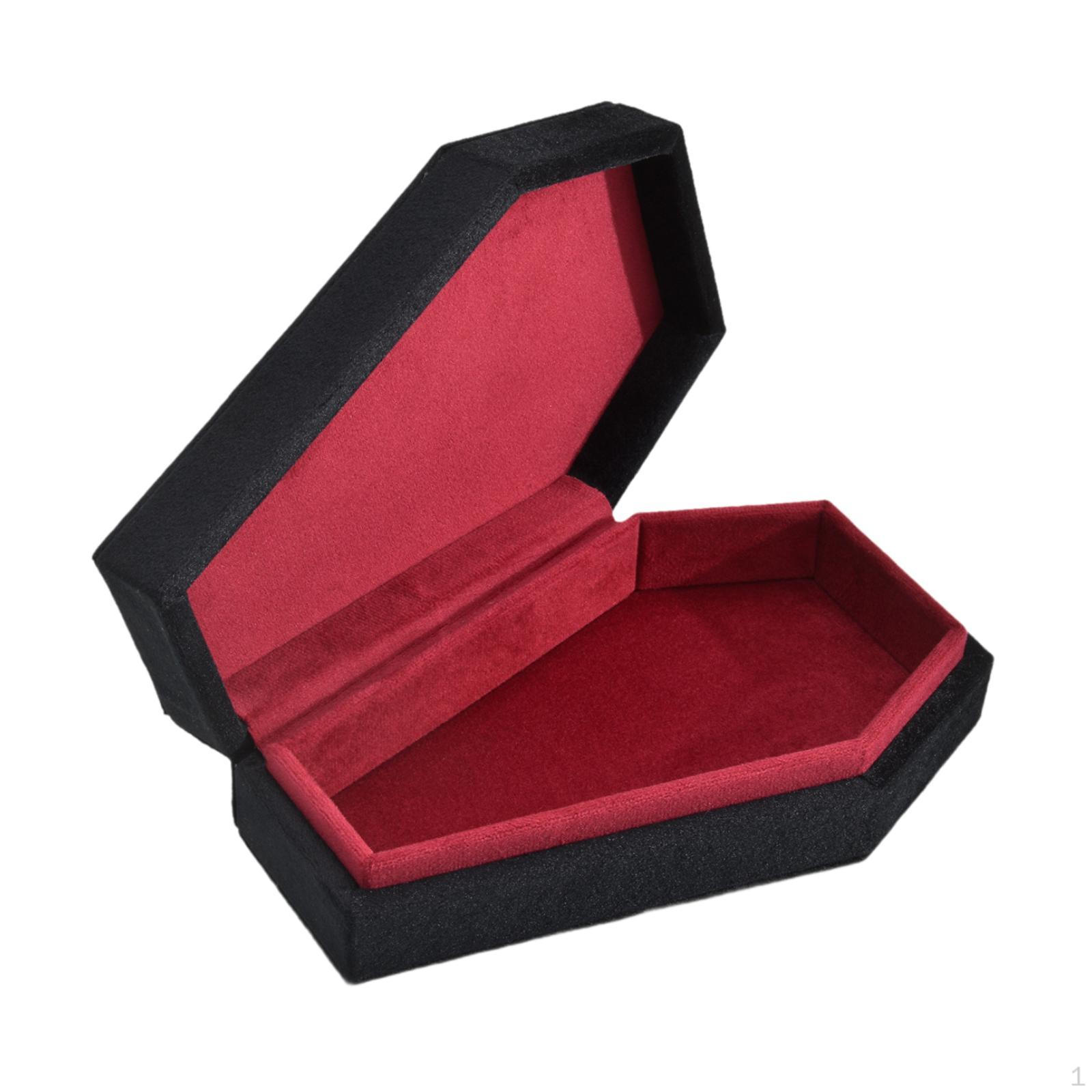 

Труна Тримач для скриньки для коштовностей Багатофункціональний креативний дорожній футляр-органайзер для намист Hollow Storage Box