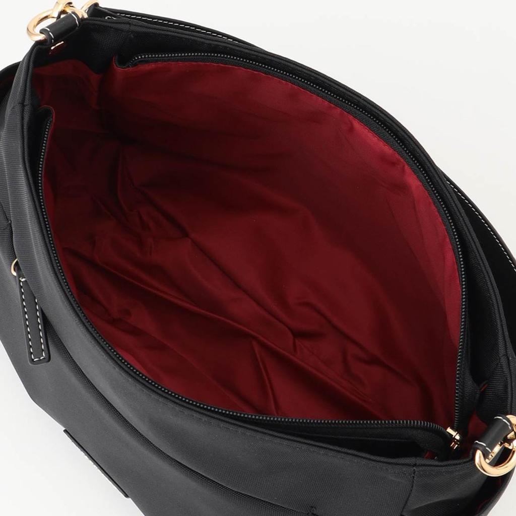 Labagagery Polyester Canvas Tucked Shoulder Bag B008702 Black (10)