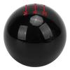 M12x1.25 Gear Shift Knob Head 5Speed WearResistant with 3 Adapter Universal Automobile Accessory(Black )