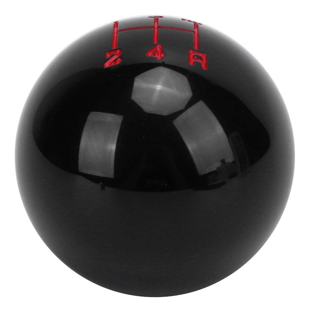 M12x1.25 Gear Shift Knob Head 5Speed WearResistant with 3 Adapter Universal Automobile Accessory(Black )