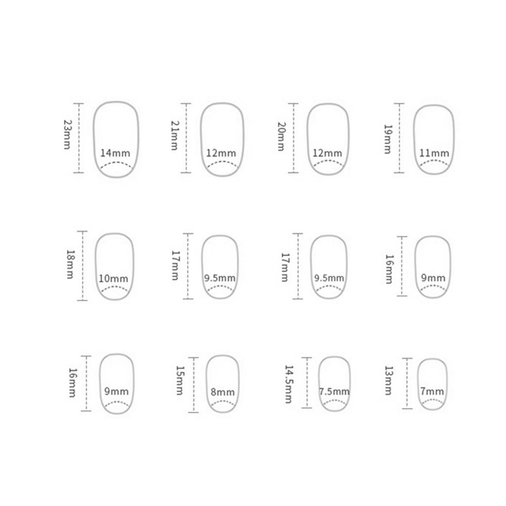 Light-Purple Press On Nails 24 Pieces Simple Solid Color Design Comfortable Fit Reusable Manicure Kit
