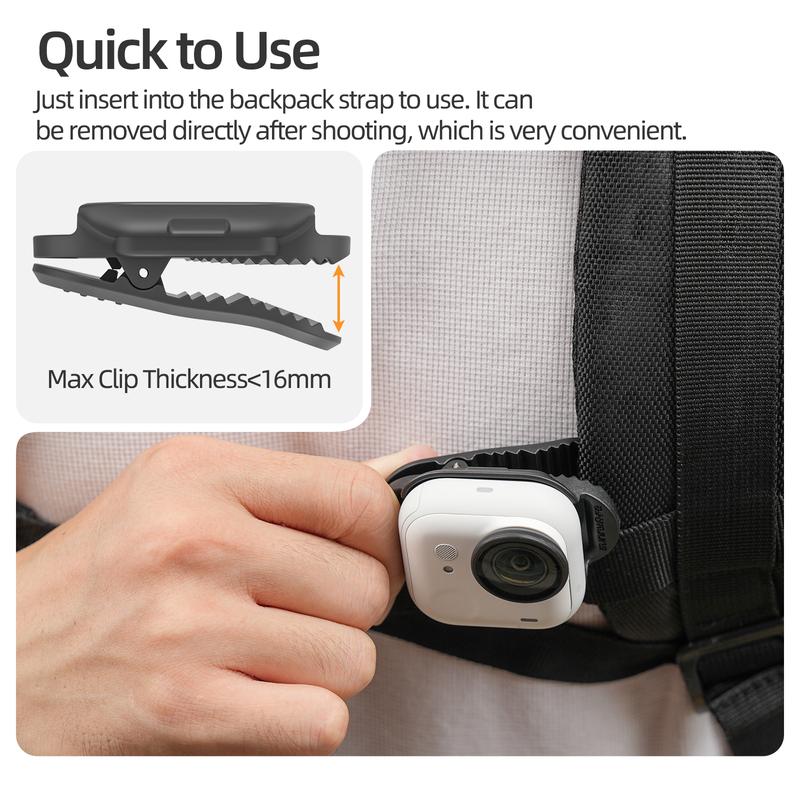 Camera Magnetic Cap Holder Quick Release Sport Hat Clip Camera Fixed Mount Clamp Quick Release for Insta360 Go Ultra Accessories