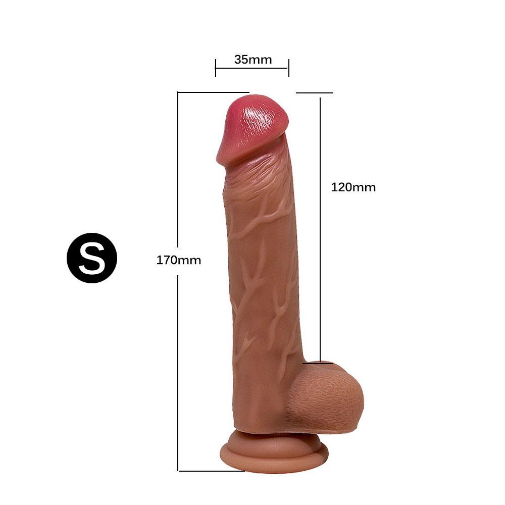 Skin Feeling Realistic Penis Soft Sexy Dildo Suction Cup Female Masturbator Silicone Big Dick Sex Toys for Woman