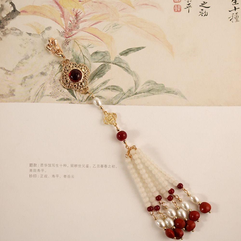 Long Hanging Tassel Chinese Style Brooch Fashion Jewelry Cheongsam Accessories  Outdoor