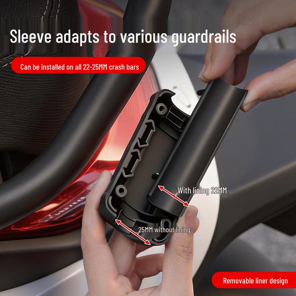 Universal 22-25MM Electric Motorcycle Bumper Guard - Anti-fall, Anti-collision Protection Block