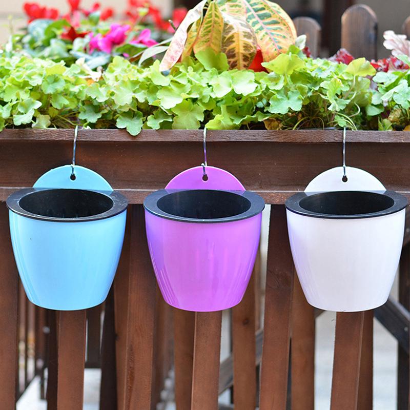 Gardening Flower Pots Creative Wall Lazy Flower Pots Plastic Flower Plate
