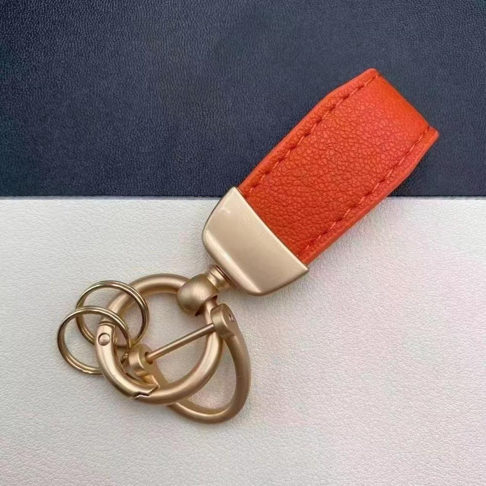 Key Holder Leather Car Keyring Key Anti-lost Car Key Pendant Small Gift