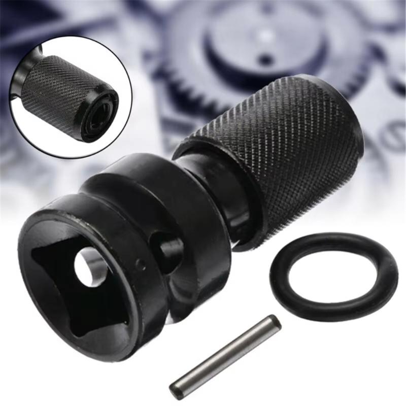 5pcs Drill Socket Adapter 1/2 inches  Square drives to 1/4 inches  Hex Shanks for Impact Wrenches & Screwdriver Bit Conversion