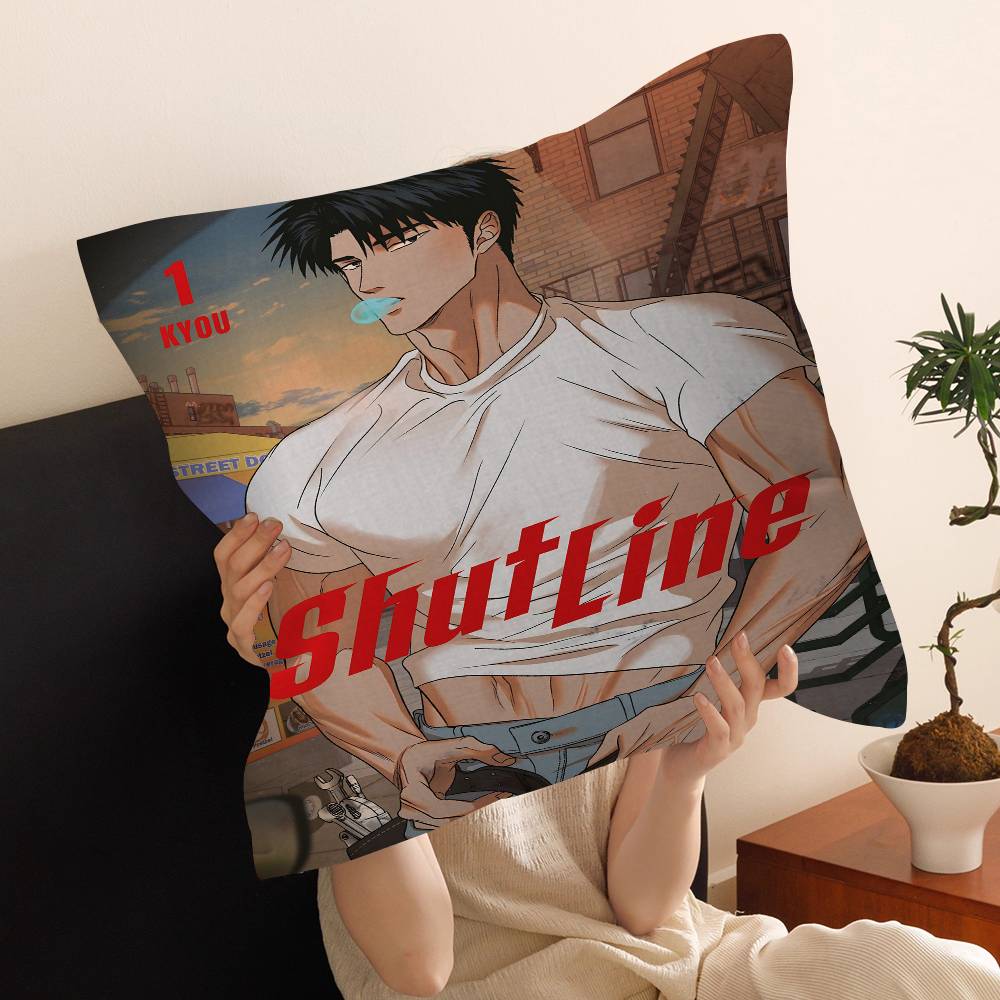 Shutline Cool Jake And ShinU Pillow Covers Cartoon Sofa Decorative Home Doublesided Printing Short Plush Cute Cushion Cover