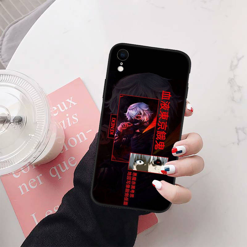 Pouzdro na telefon Tokyo Ghoul pro iPhone 6 6s 7 8 11 12 13 14 15 XS Pro Max XR X SE Samsung S20 S21 S22 S23 S24 FE Ultra S8 S9 S10 Plus Lite S21S S10E